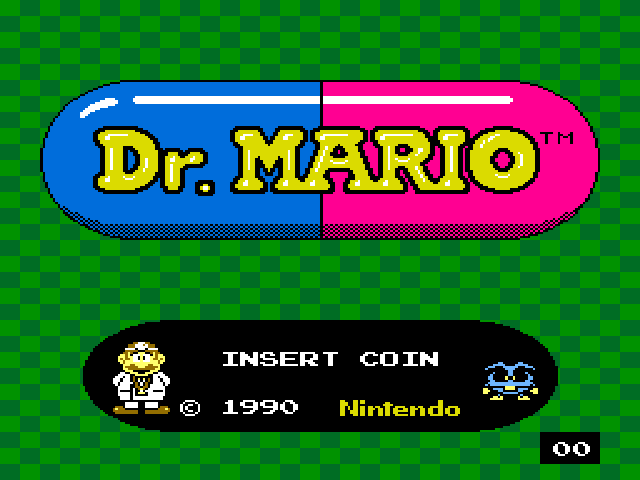 Vs. Dr. Mario Title Screen